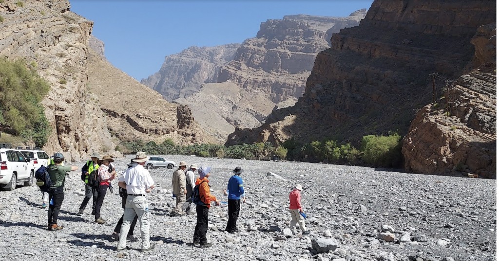 outcrop in the Wadi Mu’aydin